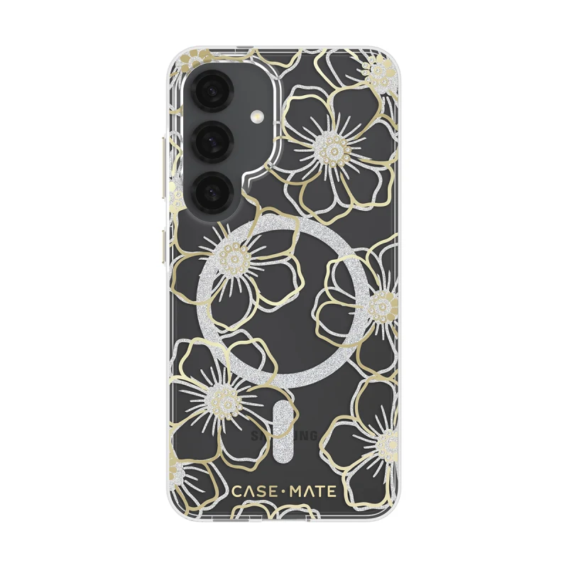 Samsung S24/S25 Case-Mate Floral Gems Case