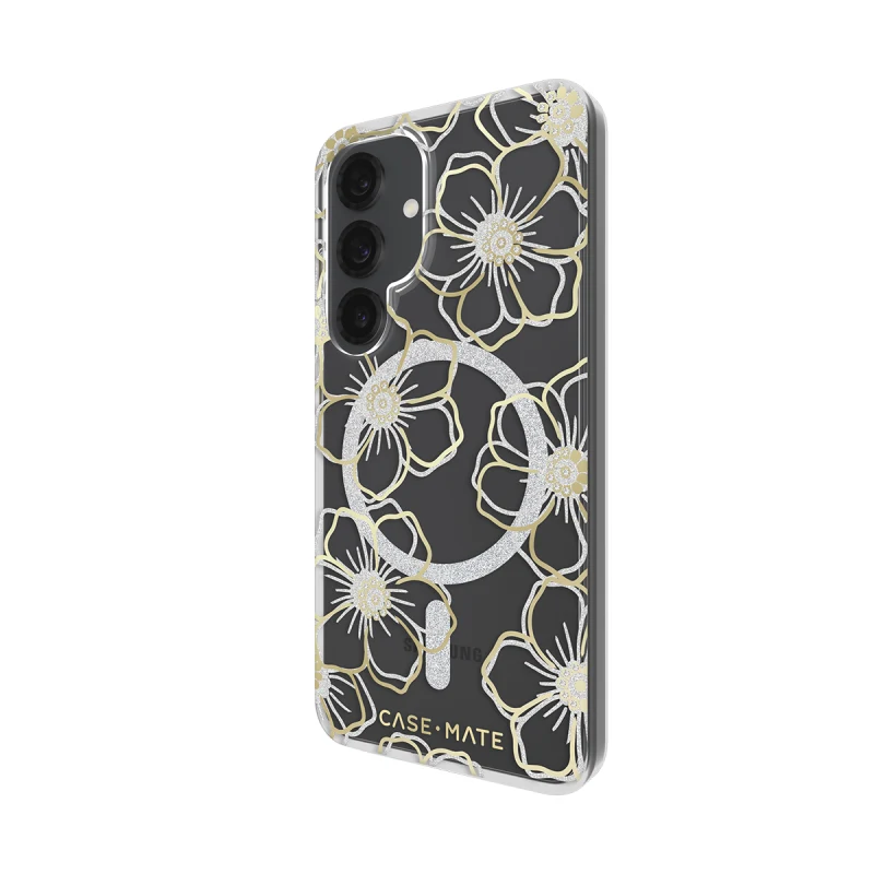 Samsung S24/S25 Case-Mate Floral Gems Case