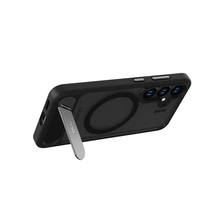 Samsung S24/S25 EFM Alta Case with D3O BIO Black/Clear