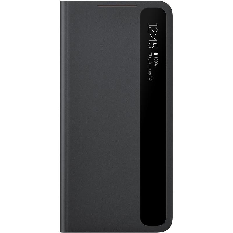 Samsung Smart Clear View Case for Galaxy S21+ (Black)