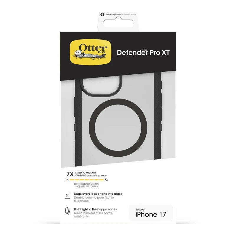 iPhone 17 OtterBox Defender XT Pro Case with Camera Control Dark Side Black