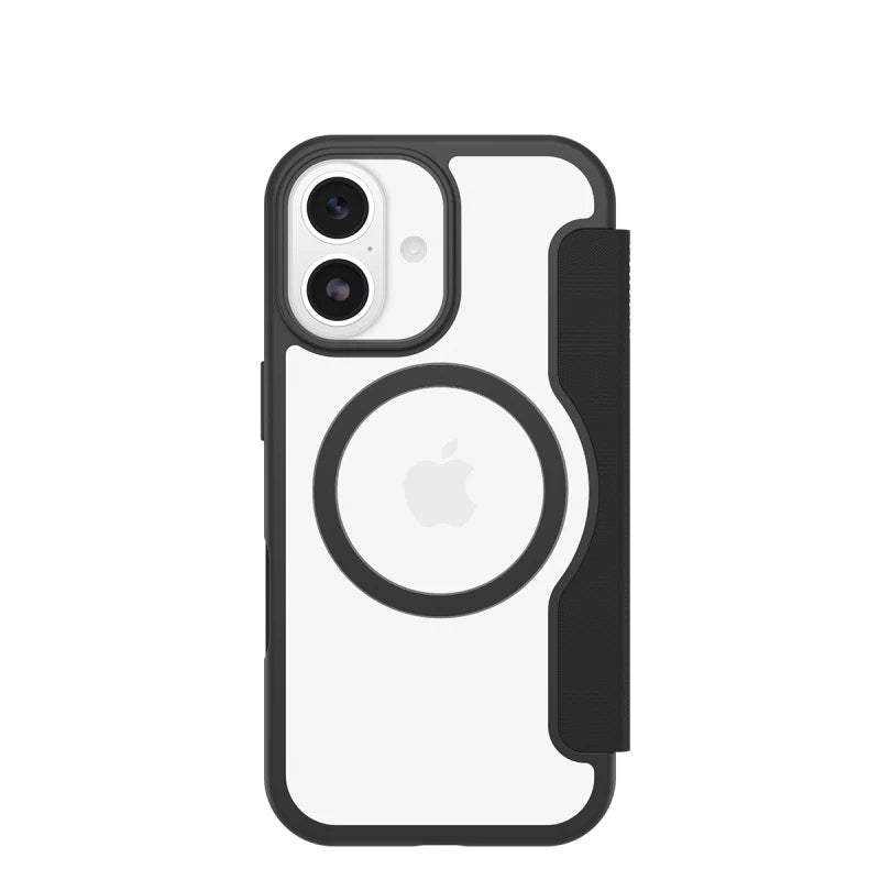 iPhone 17 OtterBox React Folio MagSafe Case Black Crystal