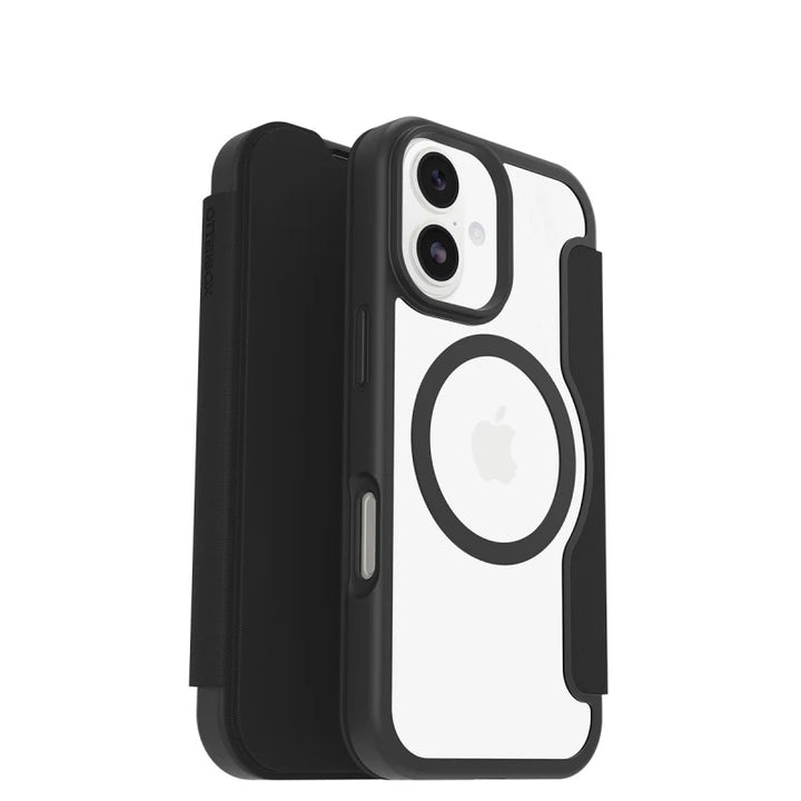 iPhone 17 OtterBox React Folio MagSafe Case Black Crystal