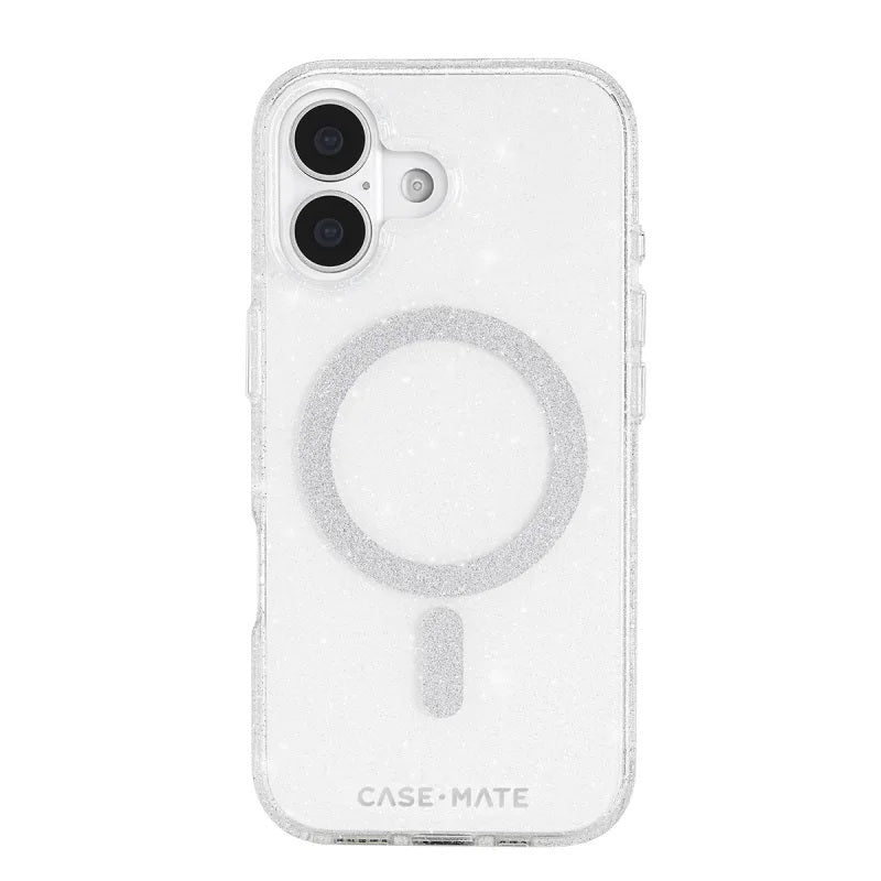 iPhone 17 Case-Mate Twinkle MagSafe Case Silver