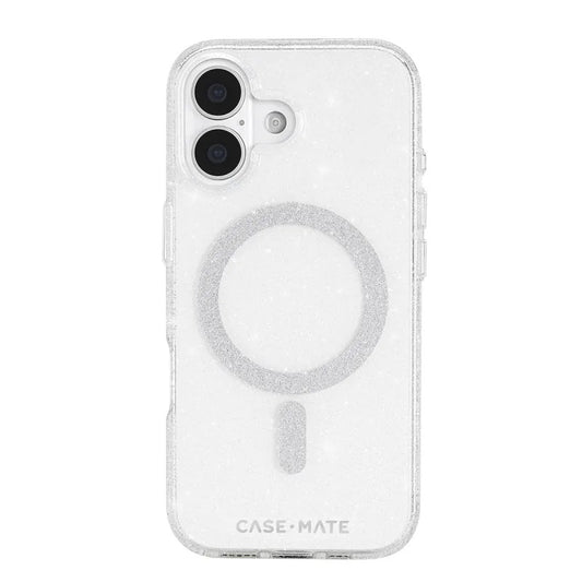 iPhone 17 Case-Mate Twinkle MagSafe Case Silver