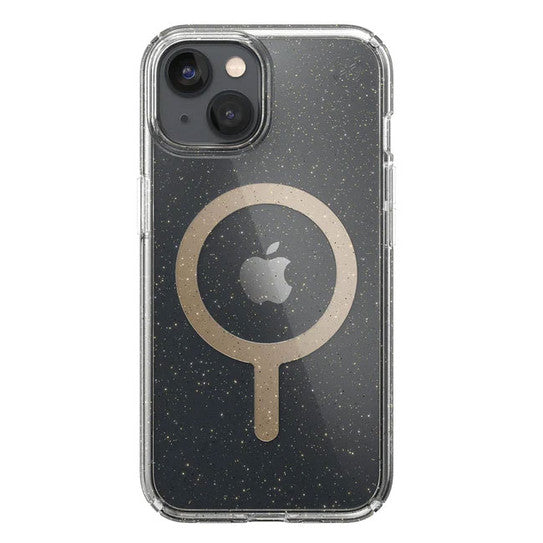 Speck Presidio® Perfect Clear Case With Glitter Magsafe for iPhone 13/14/15/16e