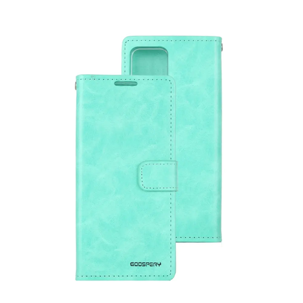 iPhone 17 Pro / 18 Pro Mercury Blue Moon Diary Case With Magnetic Ring