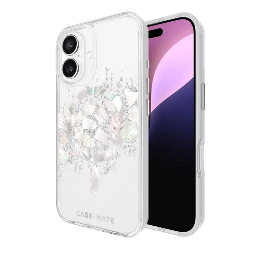 iPhone 16 Case-Mate Karat MagSafe Case Touch of Pearl