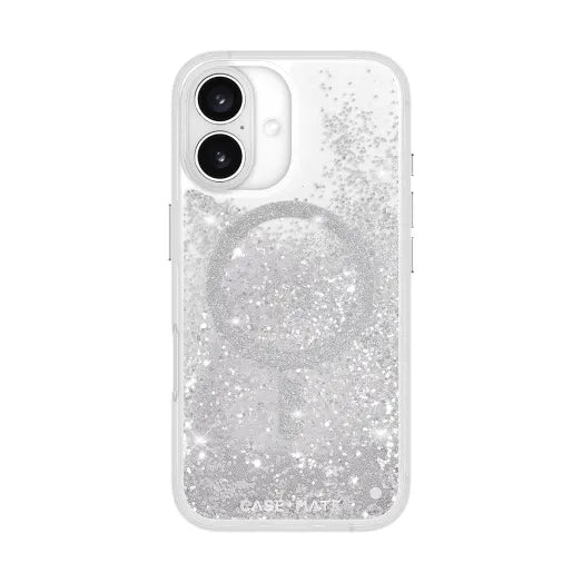 iPhone 16 Case-Mate Waterfall MagSafe Case Silver