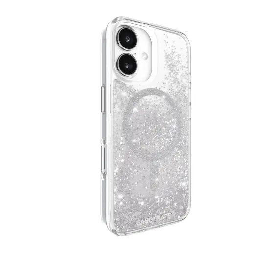 iPhone 16 Case-Mate Waterfall MagSafe Case Silver