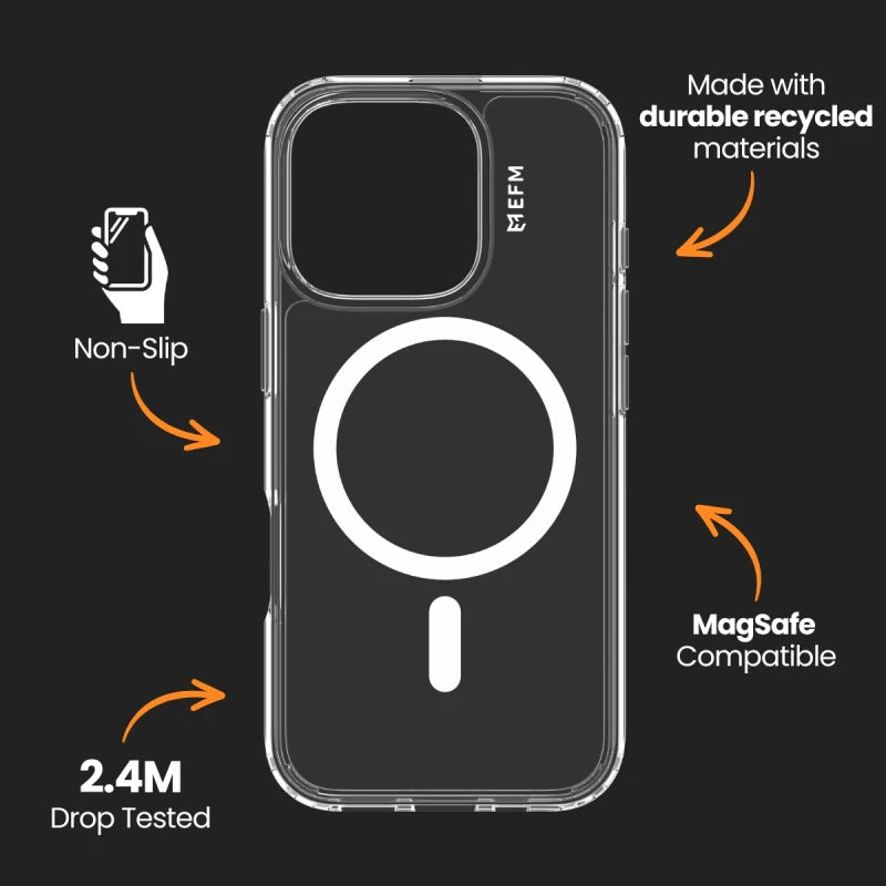 iPhone 16 Pro Max EFM Zurich Case Clear