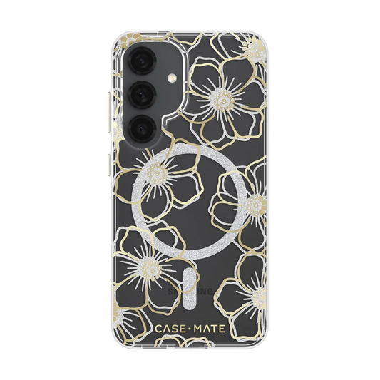 Samsung S24/S25 Case-Mate Floral Gems Case