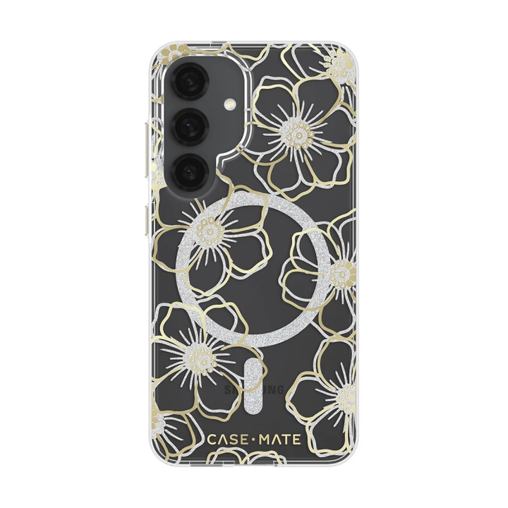 Samsung S24/S25 Case-Mate Floral Gems Case