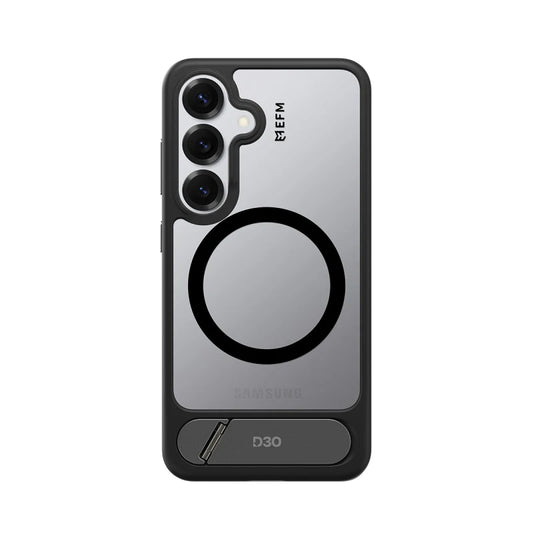 Samsung S24/S25 EFM Alta Case with D3O BIO Black/Clear