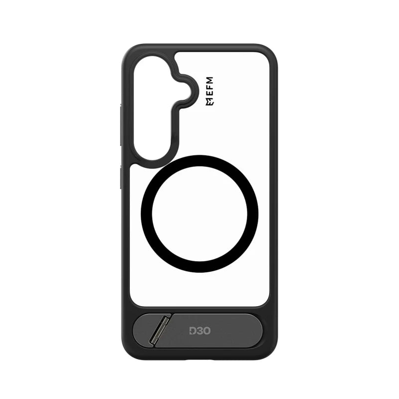 Samsung S24/S25 EFM Alta Case with D3O BIO Black/Clear