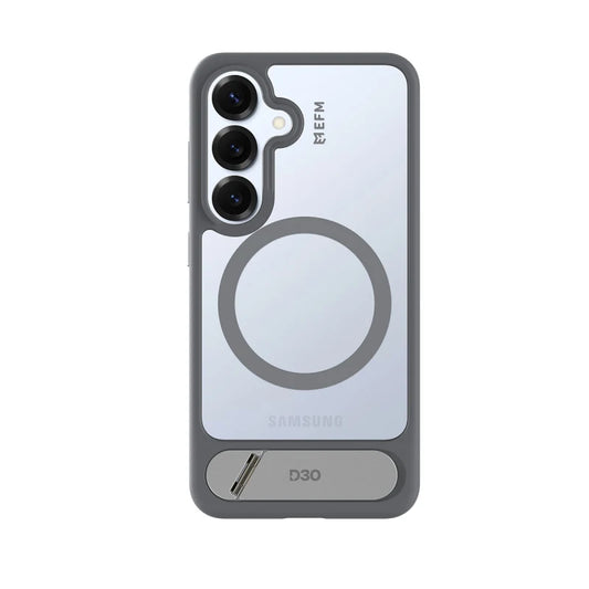 Samsung S24/S25 EFM Alta Case with D3O BIO Gray/Clear