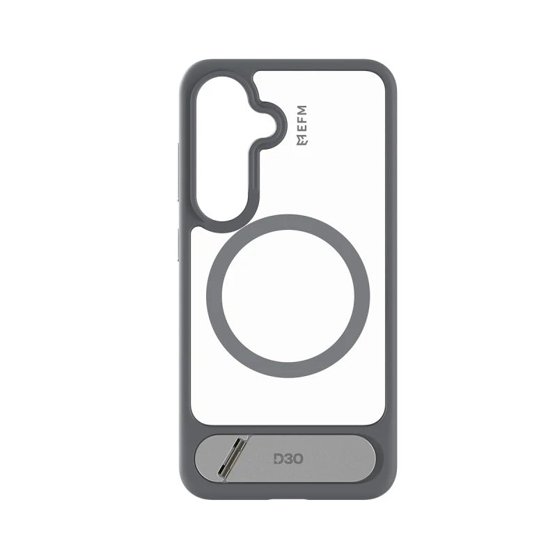 Samsung S24/S25 EFM Alta Case with D3O BIO Gray/Clear