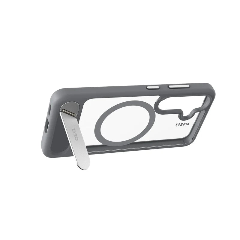 Samsung S24/S25 EFM Alta Case with D3O BIO Gray/Clear