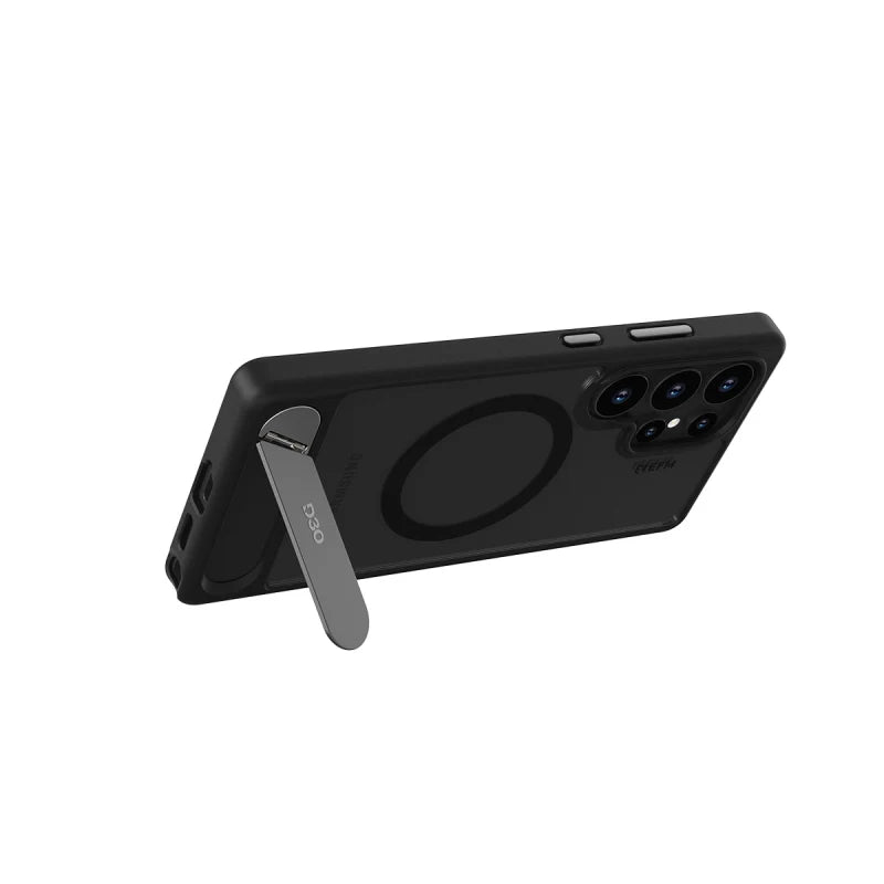 Samsung S25 Ultra EFM Alta Case with D3O BIO Black Clear