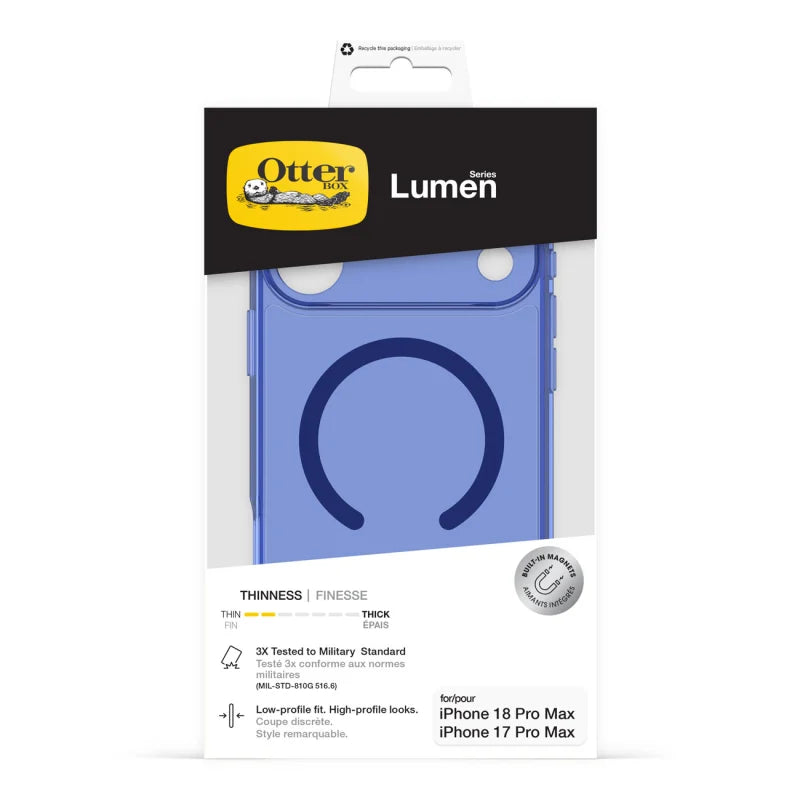 iPhone 17 Pro Max / 18 Pro Max OtterBox OtterBox Lumen MagSafe Case Blue