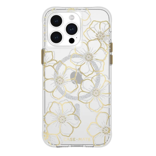 iPhone 15 Pro Max Case Mate Floral Gems With Magsafe