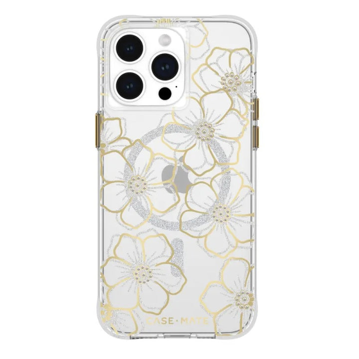 iPhone 15 Pro Max Case Mate Floral Gems With Magsafe