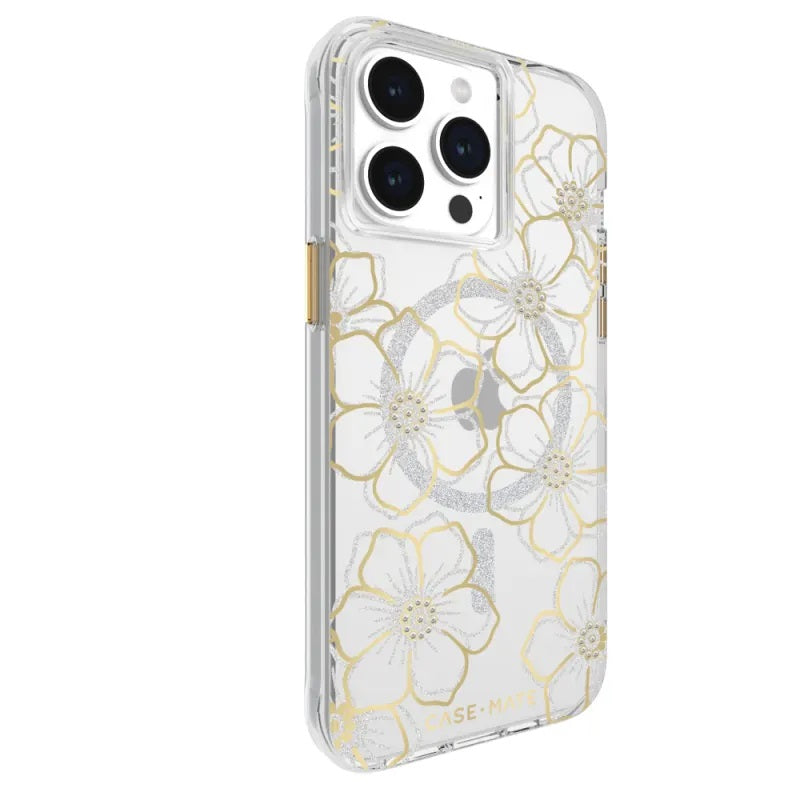 iPhone 15 Pro Max Case Mate Floral Gems With Magsafe