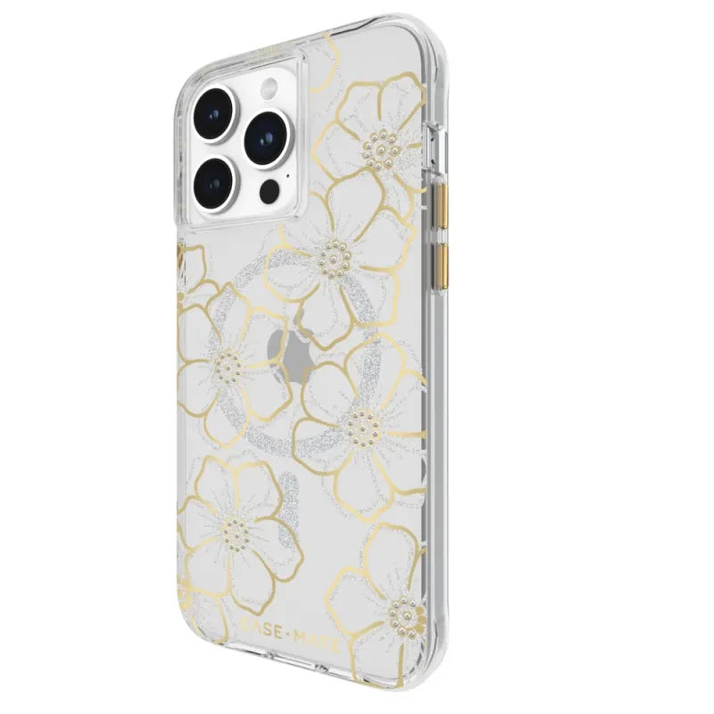 iPhone 15 Pro Max Case Mate Floral Gems With Magsafe