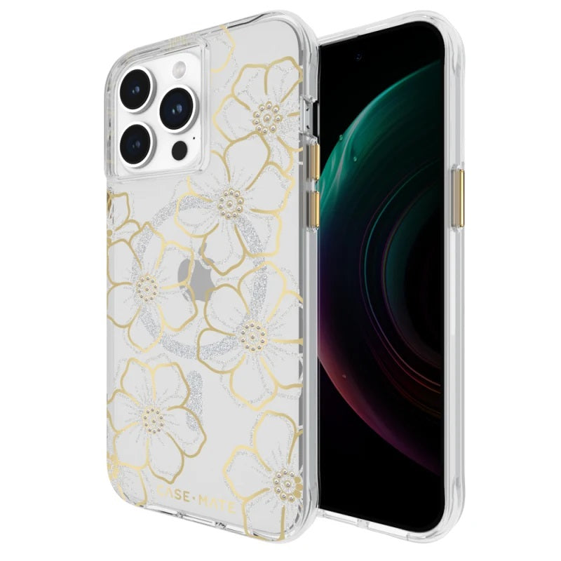 iPhone 15 Pro Max Case Mate Floral Gems With Magsafe