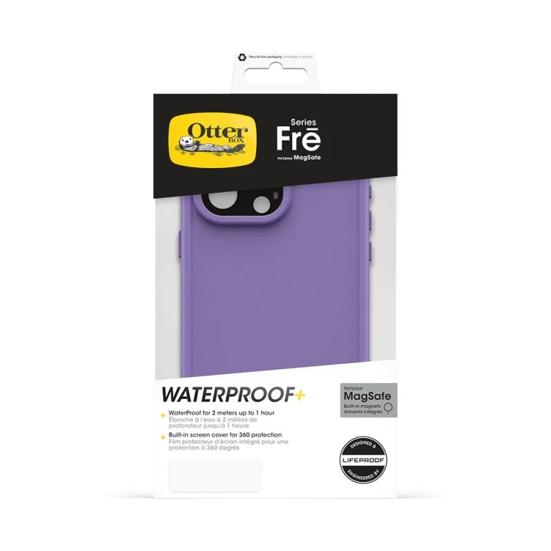 iPhone 15 Pro Max Otterbox Fre Magsafe Case Purple