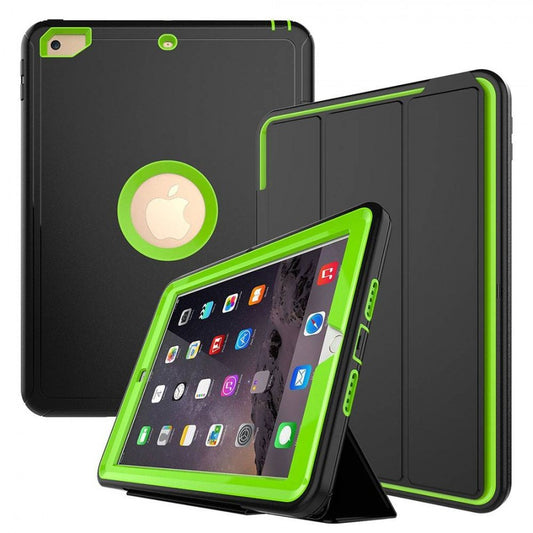 10.2/7th/8th Gen Heavy Duty Folio iPad Case Lime