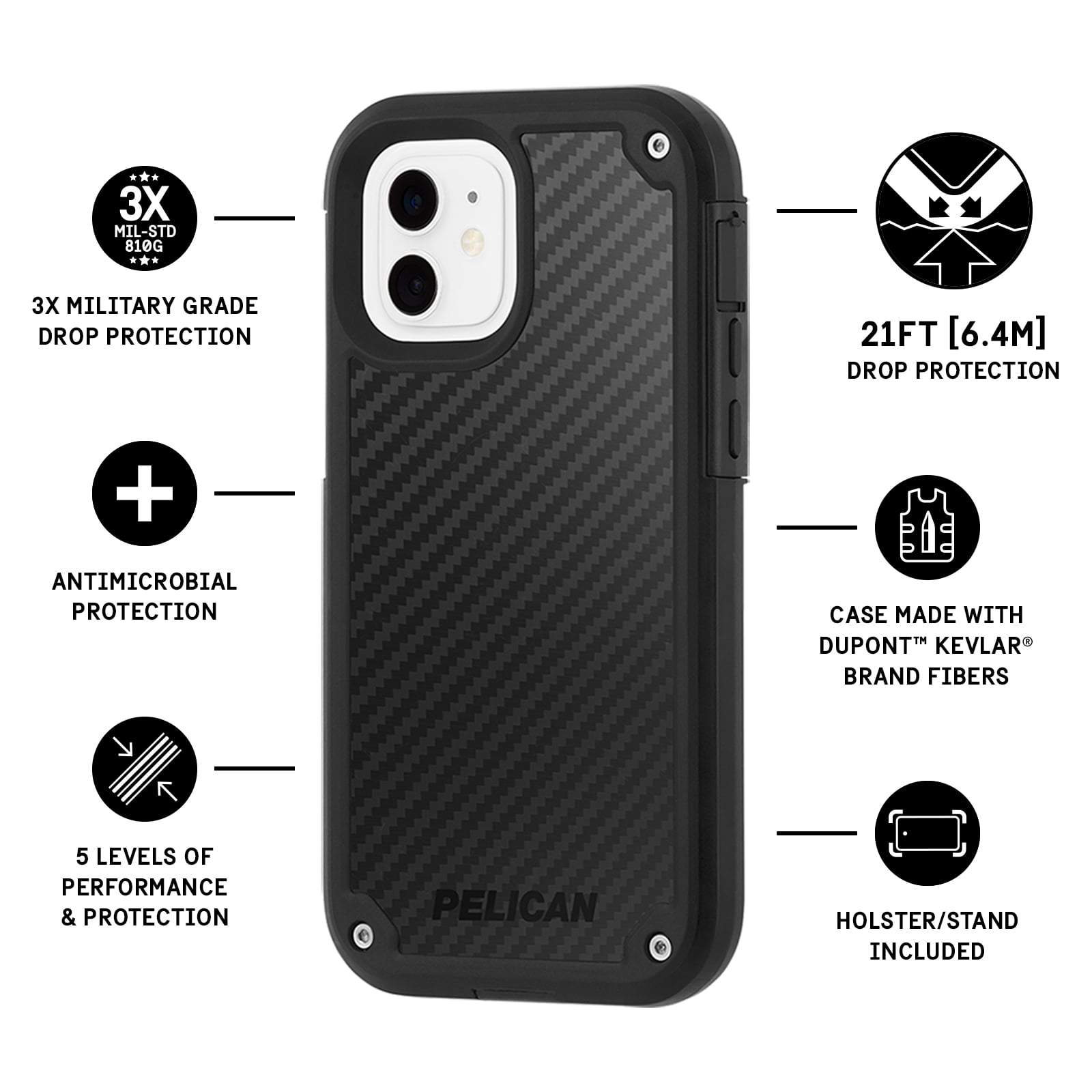 Pelican Shield Kevlar Protective Case for iPhone 13
