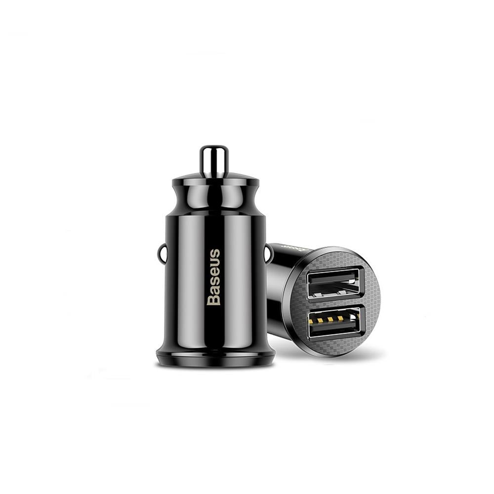 Baseus car charger Grain 2USB 3.1A black