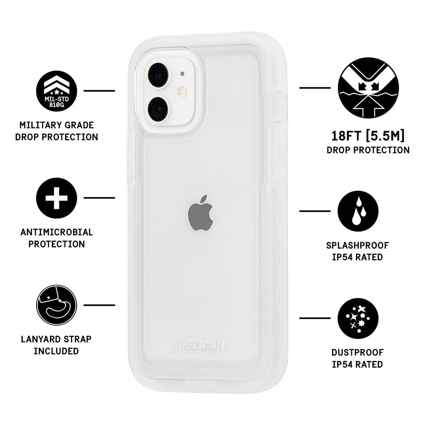 Pelican Marine Active Grip Case for iPhone 13
