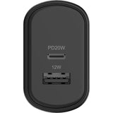 Cygnett PowerPlus 32W USB-C PD Dual Port Wall Charger (Black)