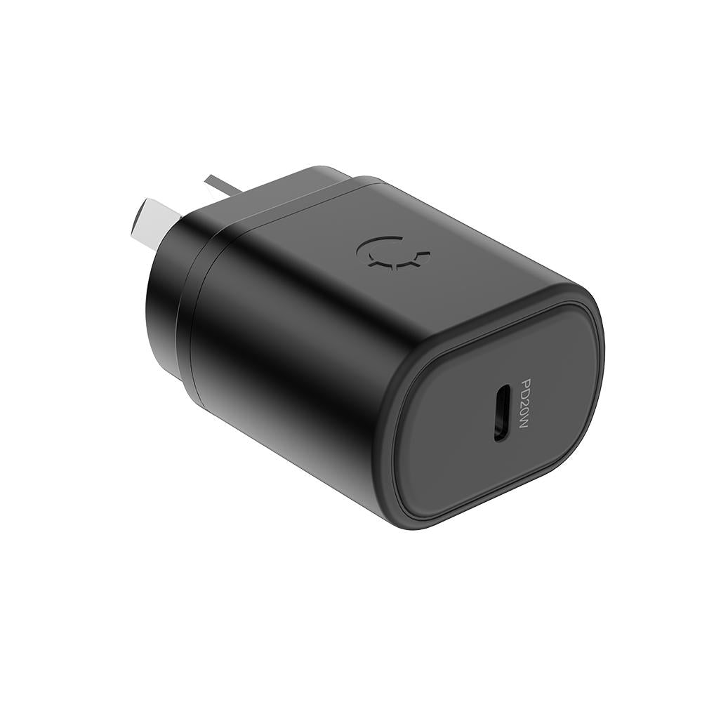 Cygnett PowerPlus 20W USB-C PD Wall Charger Black
