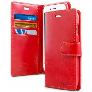 Goospery Bluemoon Wallet Case - iPhone 12 Range - Red