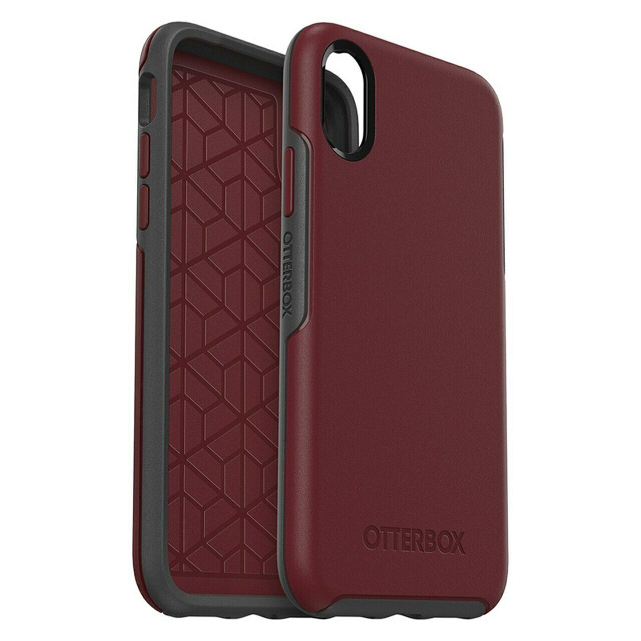 Otterbox Symmetry Case for iPhone X/XS - Fine Port/Maroon