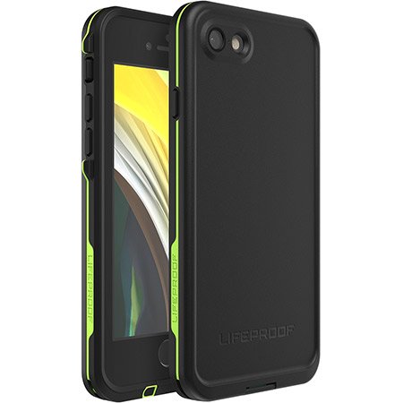 Lifeproof FRĒ Case for iPhone SE (2nd gen) and iPhone 8/7 Night Lite/Black