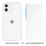 Tough Protection Clear Case & Glass Screen Protector Pack for iPhone 13